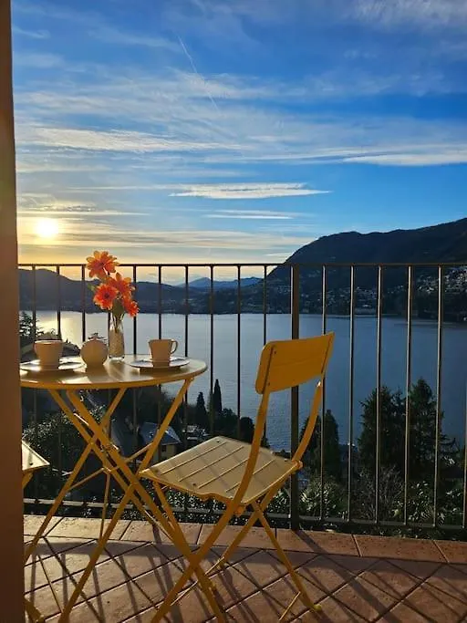 Apartmán The View Lake ,Appartamento Blevio Fronte Lago Como